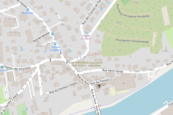 Emplacement de l'école élémentaire